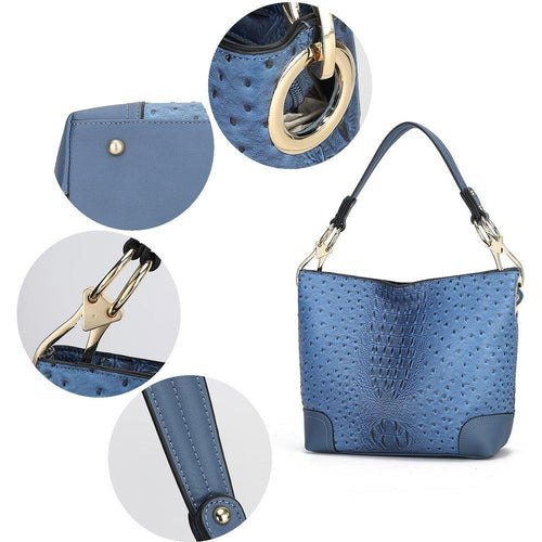 Load image into Gallery viewer, MKF Collection Wandy Soft Vegan Leather Hobo &amp; Wallet Set by Mia K
