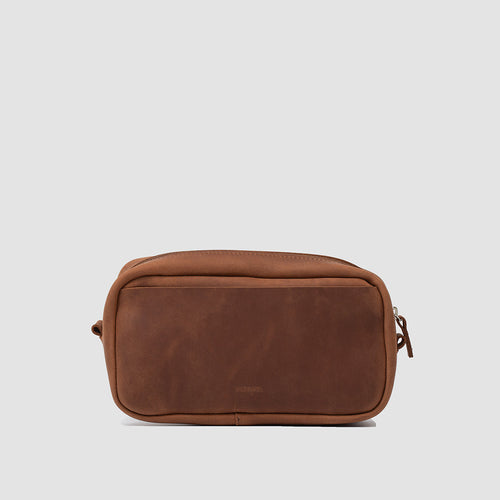 Load image into Gallery viewer, Mini Messenger Bag (Cognac Brown)
