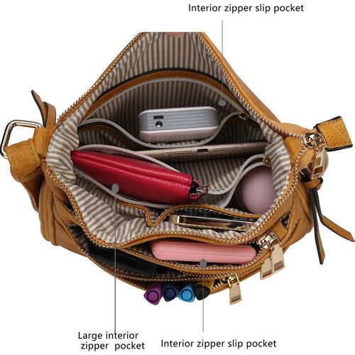 Load image into Gallery viewer, Salome Expandable Multi-Compartment Crossbody
