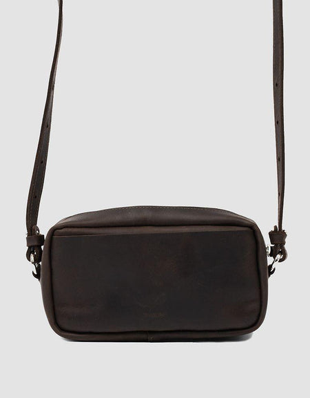 Mini Messenger Bag (Dark Brown)