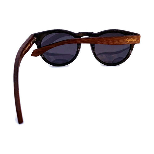 Load image into Gallery viewer, Granite Colored Frame, Bamboo Sunglasses, Polarized with Wood Case
