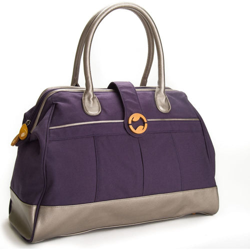 Load image into Gallery viewer, Cassia Weekender &amp; Travel Bag - Indigo Purple
