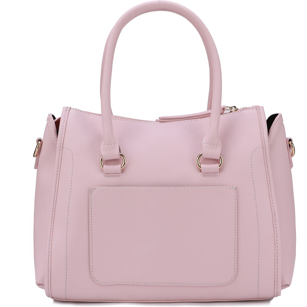 Mia K. Valeria Satchel Handbag with Keyring