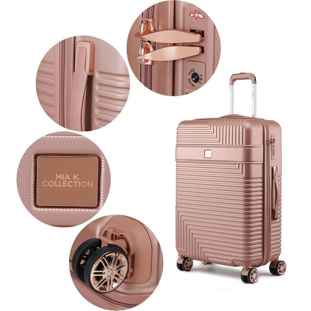 MKF Collection Mykonos Large Check-in Spinner by Mia K