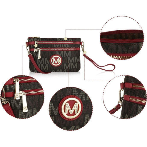 Load image into Gallery viewer, Helen Milan M Signature Crossbody Wristlet - The Epitome of Elegance
