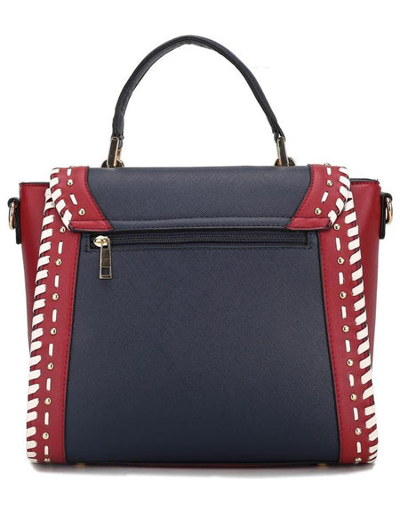 Flora Vegan Saffiano Leather Crossbody Bag