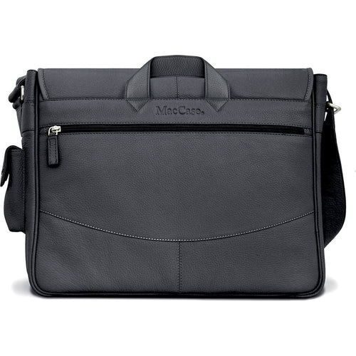 Load image into Gallery viewer, MacCase Premium Leather 13&quot; MacBook Messenger Bag
