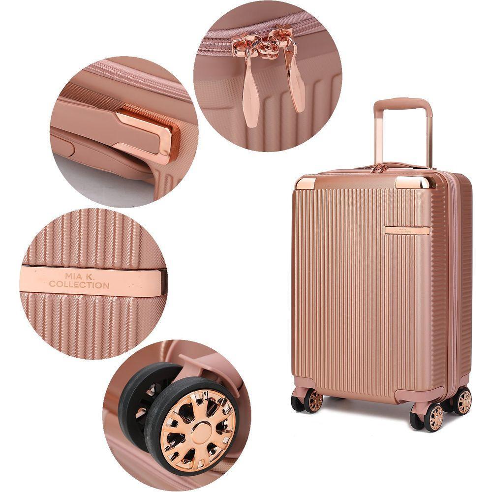MKF Collection Tulum 2-piece carry-on luggage set by Mia K