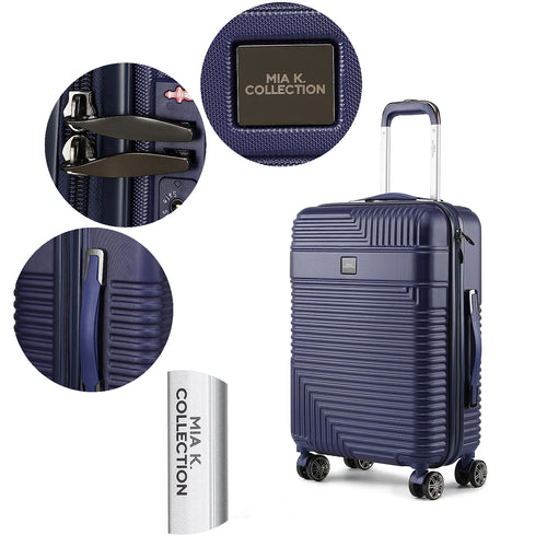 Load image into Gallery viewer, MKF Mykonos Luggage Set with Medium Carry-on and Small Cosmetic Case
