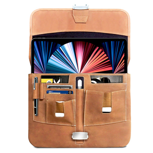 Load image into Gallery viewer, MacCase Premium Leather iPad Pro Briefcase

