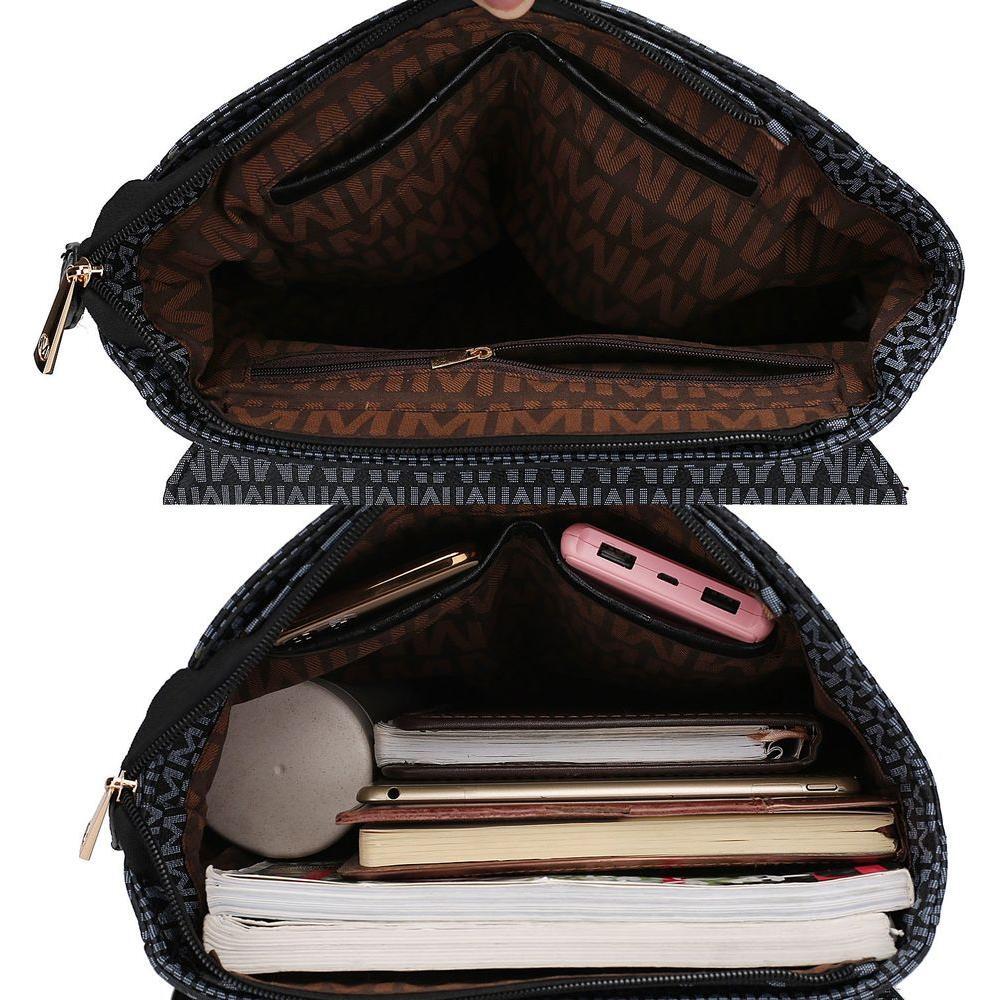 Leidy M Signature/Croco Backpack