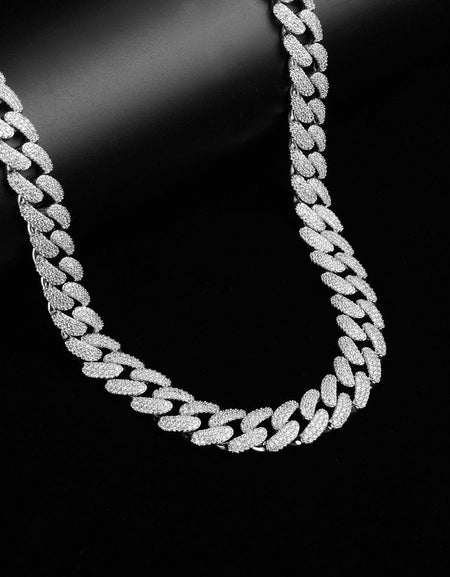CAMEO 8MM 925 Silver Cuban Chain - Luxury Redefined