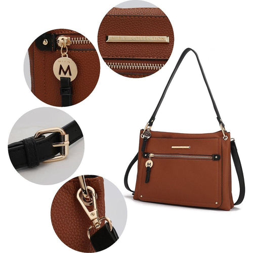 Load image into Gallery viewer, Mia K. Aliyah Crossbody - Exquisite Vegan Leather Handbag
