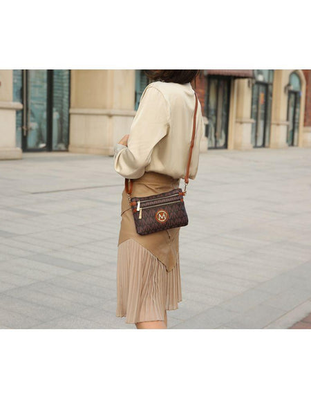 MKF Collection Geneve M Signature Crossbody by Mia K