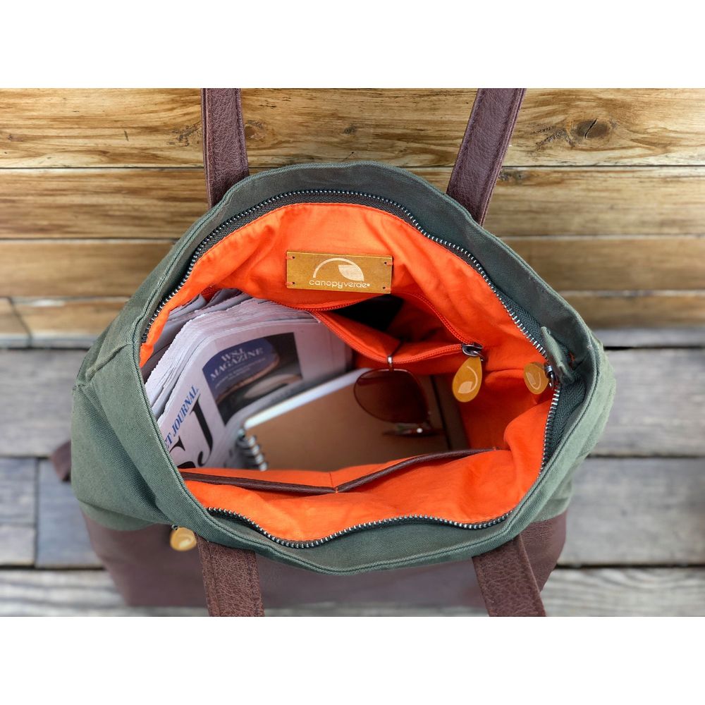 Greenpoint Backpack Purse - Slate/Maple