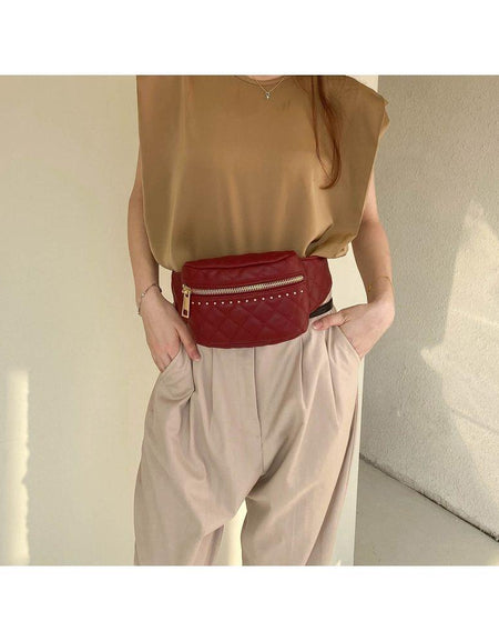 Camilla Quilted Belt Waist Bag - A Touch of Elegance