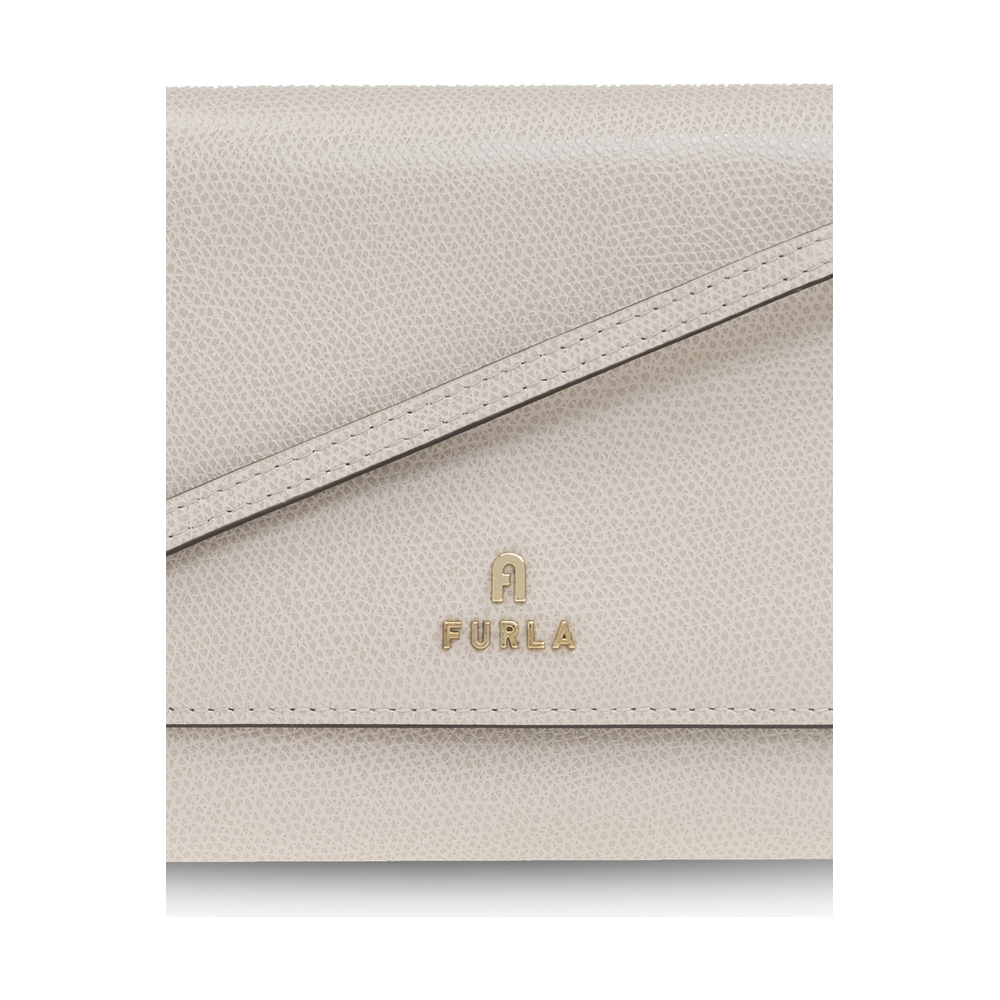 FURLA CAMELIA Strap Wallet - Elegant Suede Handbag