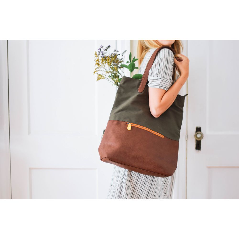 Greenpoint Backpack Purse - Slate/Maple