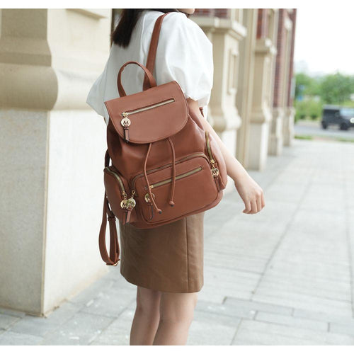 Load image into Gallery viewer, MKF Collection Ivanna Vegan Leather Women Oversize Backpack by Mia K
