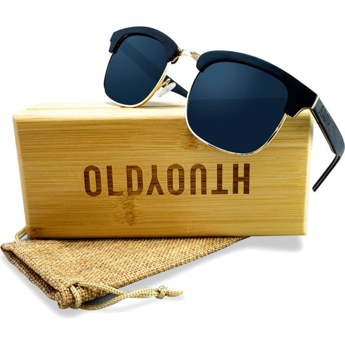 Load image into Gallery viewer, EBONY WOOD EXPLORER SUNGLASSES
