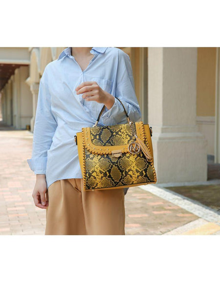 Lilli Satchel Handbag Vegan Leather Women