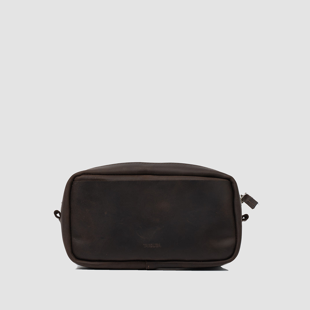 Mini Messenger Bag (Dark Brown)