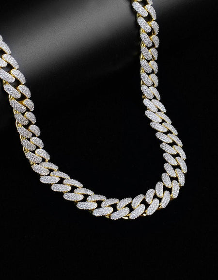 CAMEO 8MM 925 Silver Cuban Chain - Exquisite Luxury Redefined