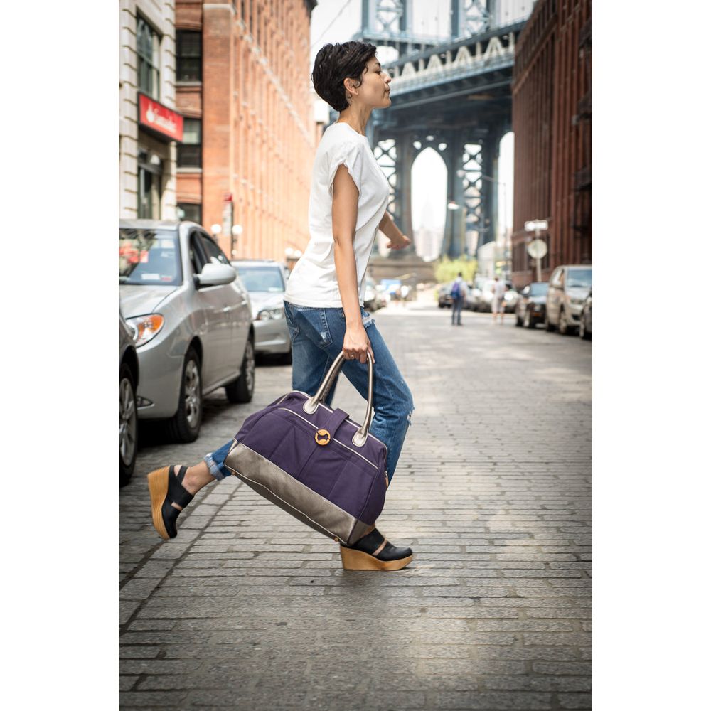 Cassia Weekender & Travel Bag - Indigo Purple