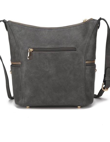 Mia K. Lux Hobo Bag with Wallet - Elegant Vegan Leather Handbag
