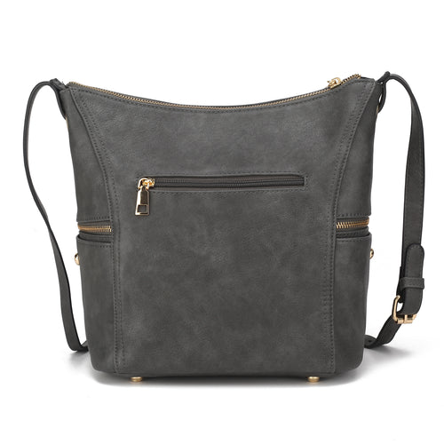 Load image into Gallery viewer, Mia K. Lux Hobo Bag with Wallet - Elegant Vegan Leather Handbag
