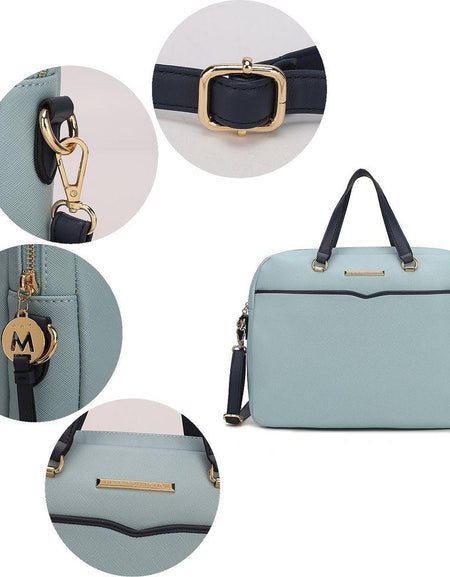 MKF Collection Rose Briefcase by Mia K: Effortless Elegance and Spacious Sophistication