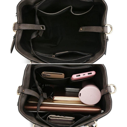 Load image into Gallery viewer, Lana Vegan Leather Satchel Bag
