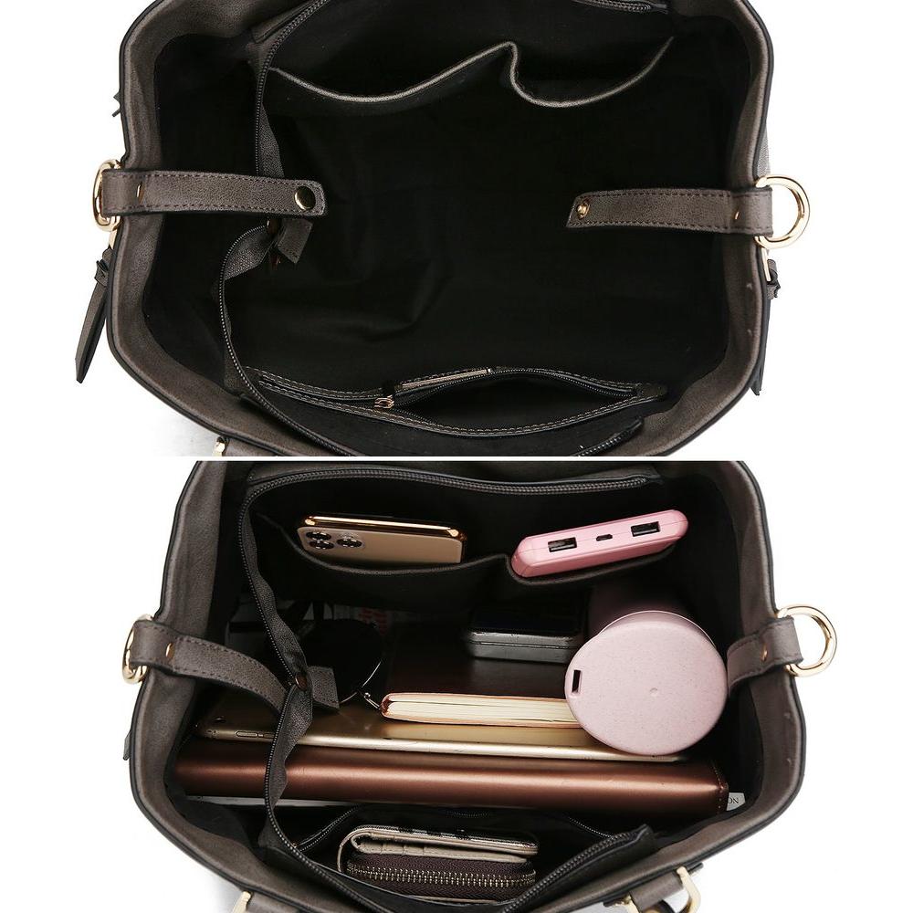 Lana Vegan Leather Satchel Bag