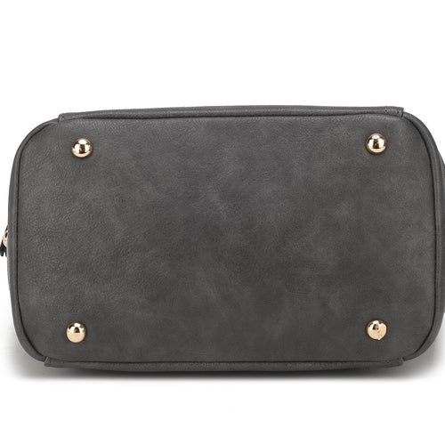 Load image into Gallery viewer, Mia K. Lux Hobo Bag with Wallet - Elegant Vegan Leather Handbag
