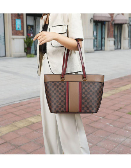 Fabiola Vegan Leather Womens Tote Bag with Wallet