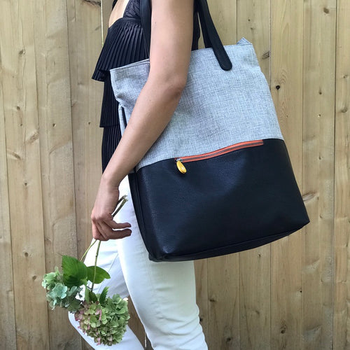 Load image into Gallery viewer, Greenpoint Vegan Backpack Tote
