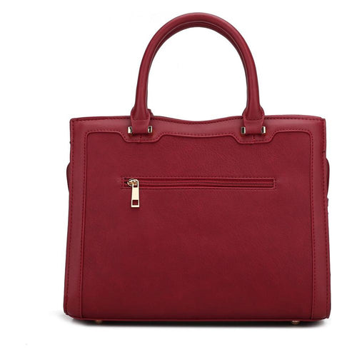 Load image into Gallery viewer, Mia K. Alyssa Satchel - Elegant Vegan Leather Handbag
