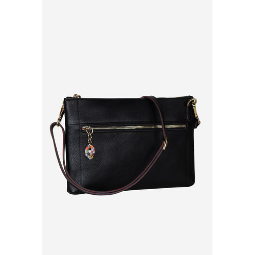 Load image into Gallery viewer, Leather Shiny Bag Black
