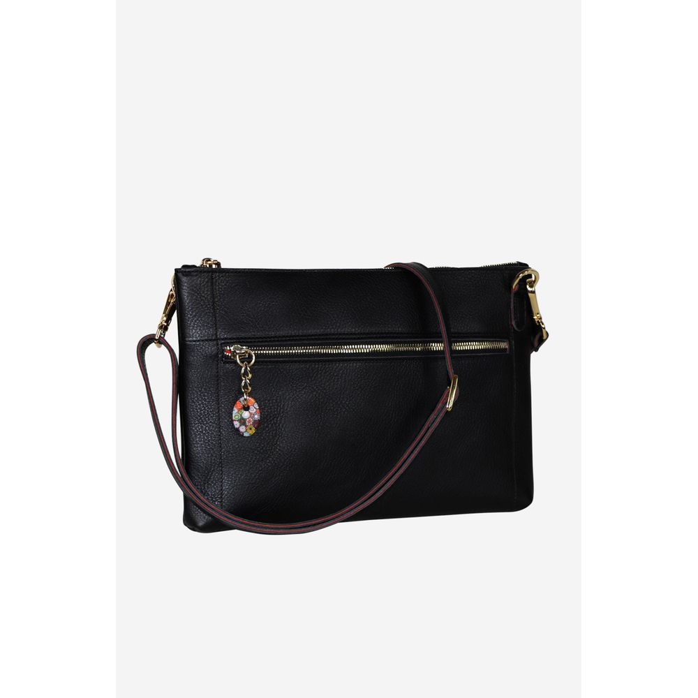 Leather Shiny Bag Black