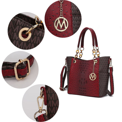 Load image into Gallery viewer, MKF CollectionMiriam Signature Tote Handbag Women by Mia K
