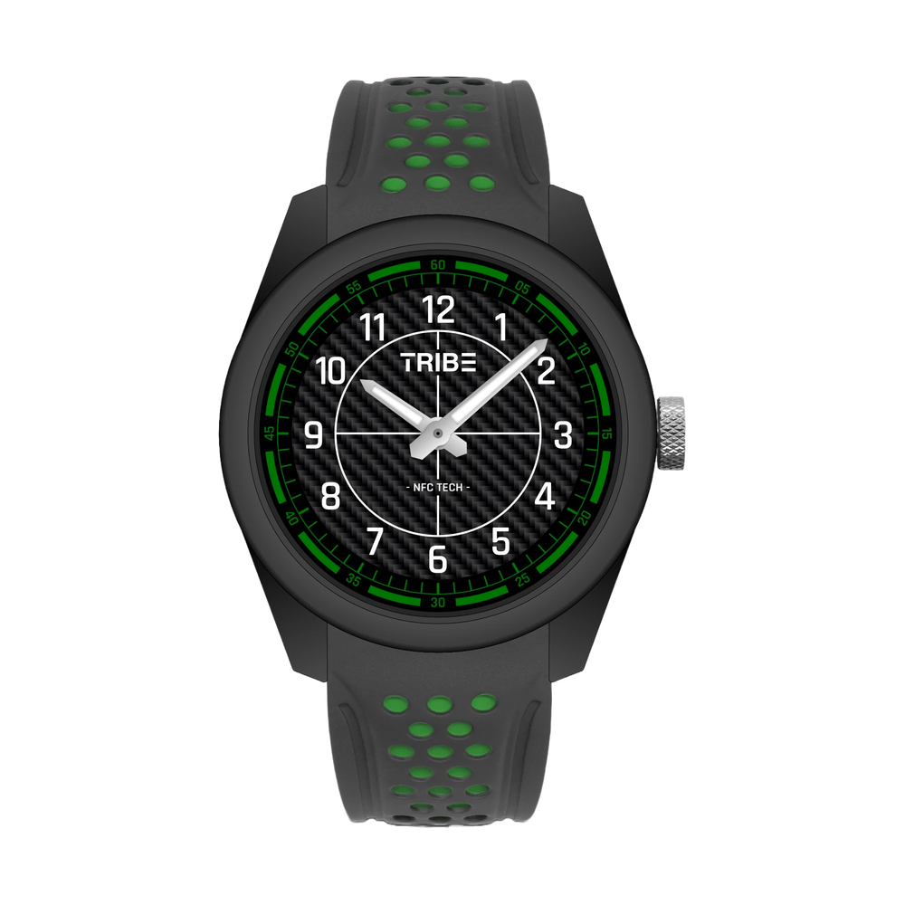 TRIBE T1B-Green: A Luxe Connectivity Timepiece