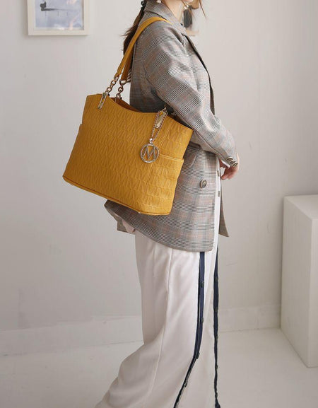 MKF Collection Malika M Signature Satchel Bag by Mia K