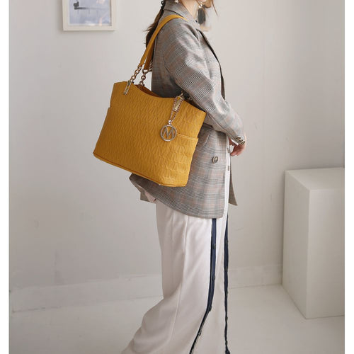 Load image into Gallery viewer, MKF Collection Malika M Signature Satchel Bag by Mia K
