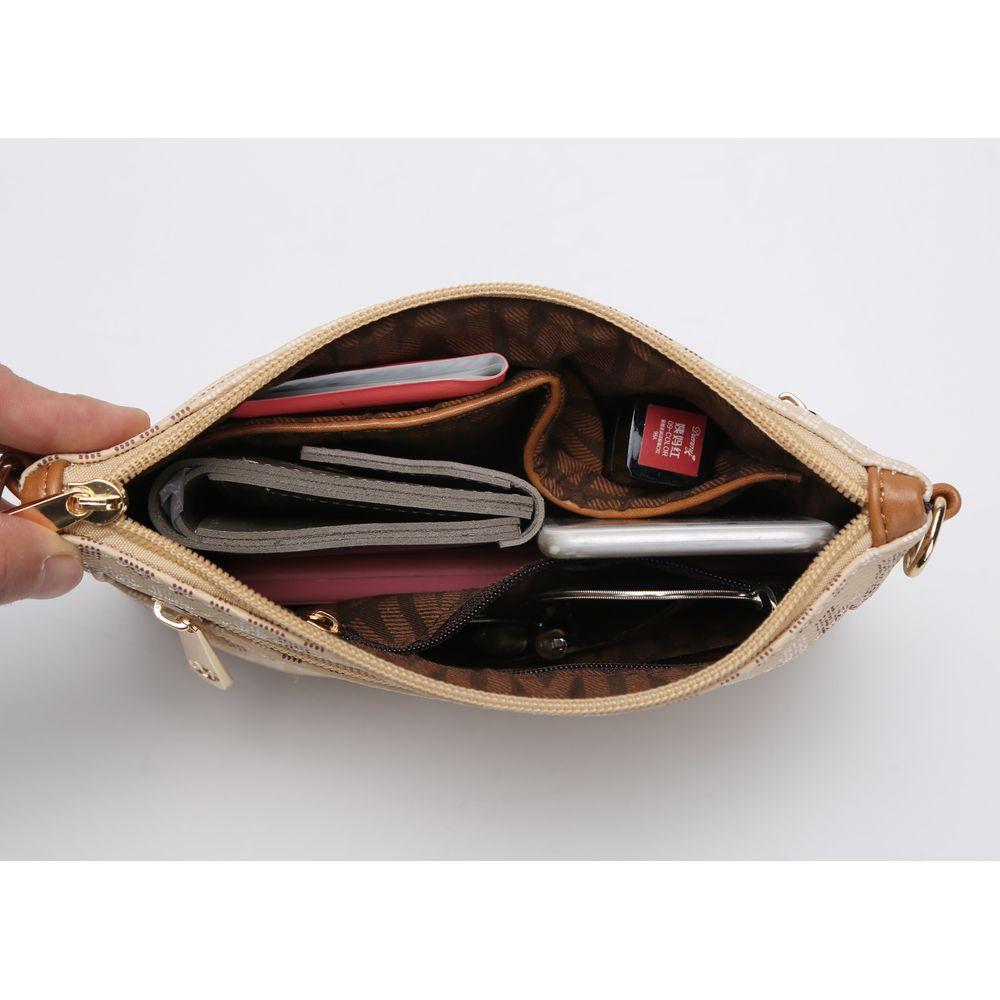 Helen Milan M Signature Crossbody Wristlet