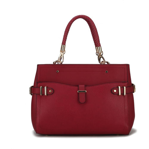 Load image into Gallery viewer, MKF Collection Tenna Vegan Leather Women Satchel Bag by Mia K
