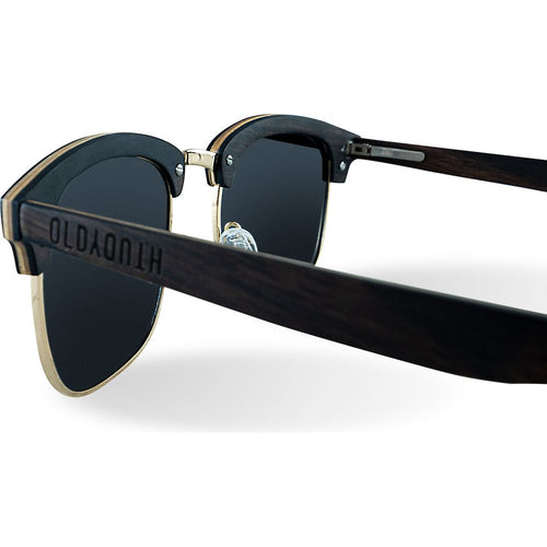 Load image into Gallery viewer, EBONY WOOD EXPLORER SUNGLASSES
