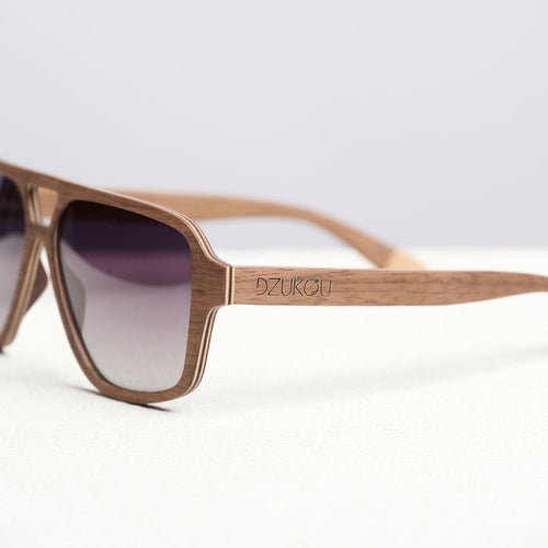 Load image into Gallery viewer, Oblique - Wooden Sunglasses for Men
