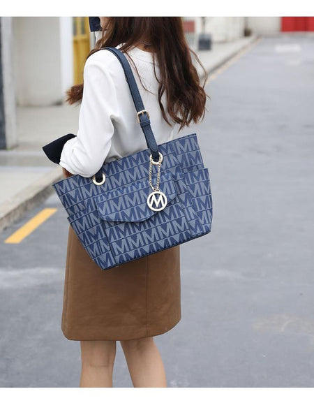 MKF Collection Griselda M Signature Tote Bag Vegan Leather by Mia K