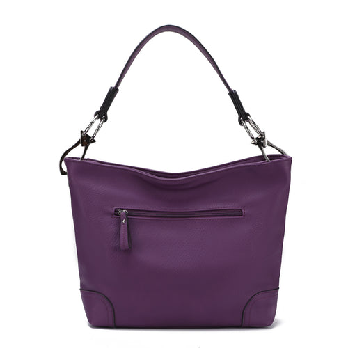 Load image into Gallery viewer, MKF Collection Emily Soft Vegan Leather Hobo Handbag by Mia K
