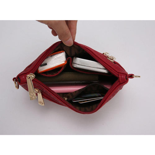 Load image into Gallery viewer, Roonie Milan “M” Signature Crossbody Wristlet
